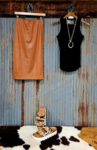 Top Shelf Tank in Black #6774