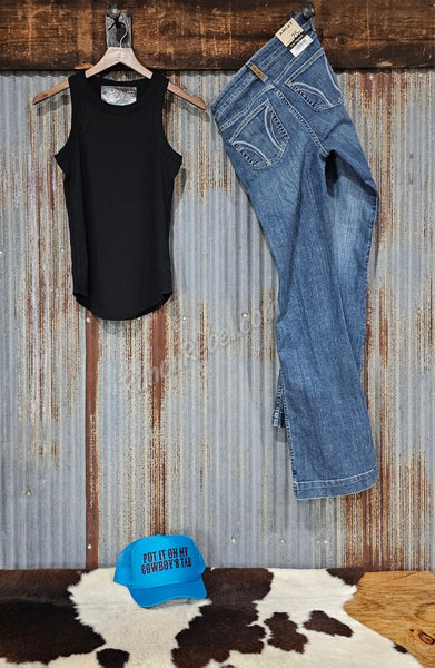 Top Shelf Tank in Black #6774