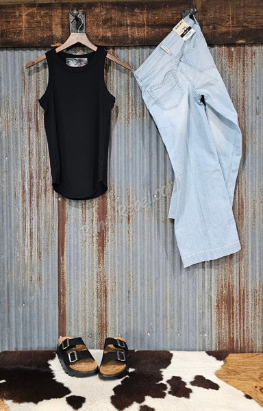 Top Shelf Tank in Black #6774