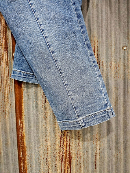 Risen Relaxed Front Seam Crops #6783
