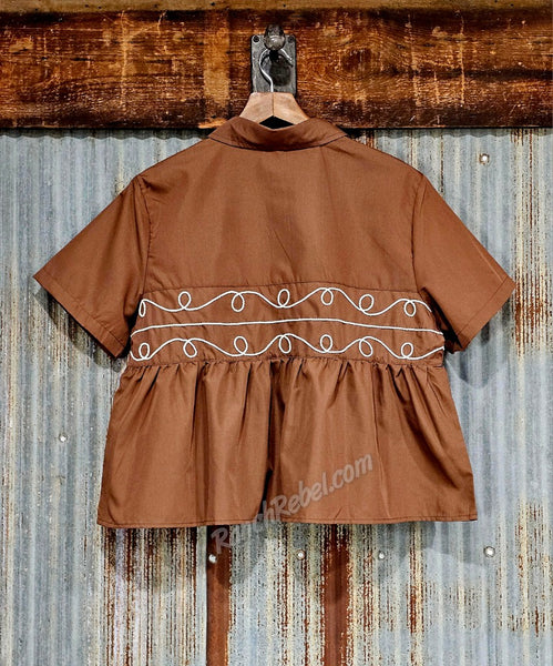 Loopty Lou Chocolate Short Sleeve #6785