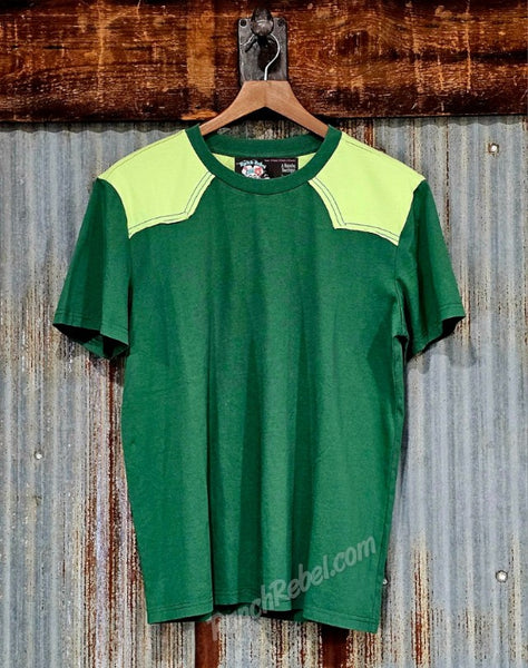 Green Western Yoke Tee #6792