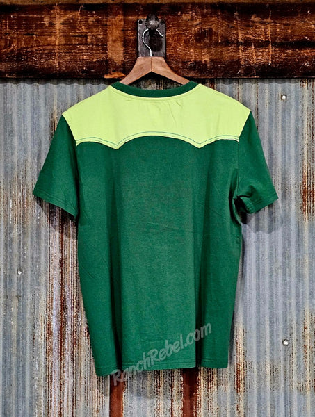 Green Western Yoke Tee #6792