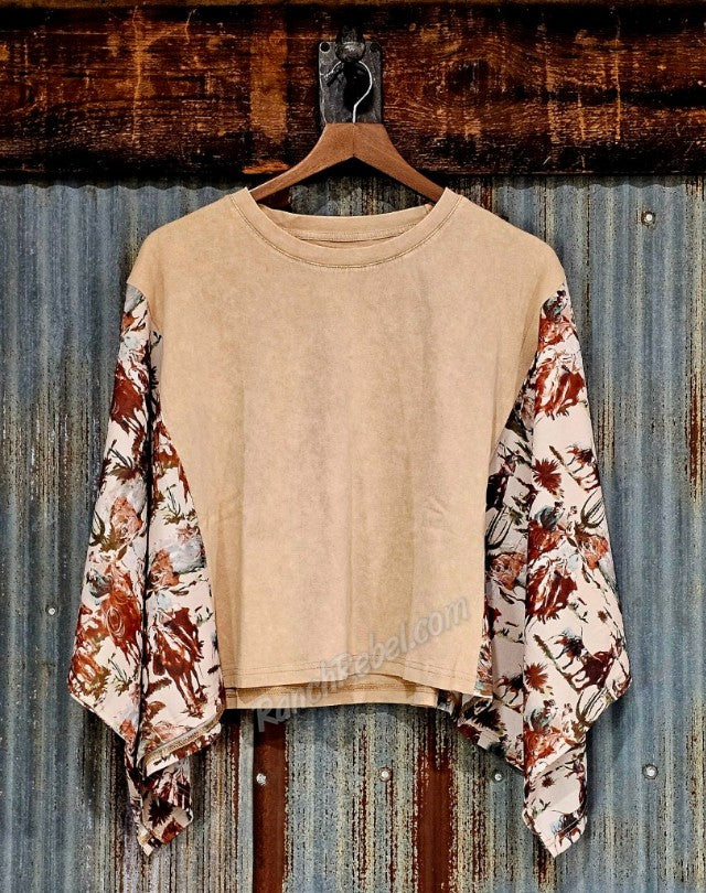 Cowboy Couture Top #6810