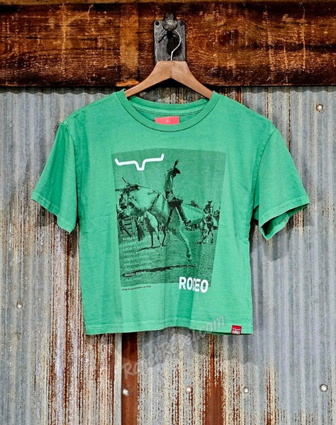 Kimes Ranch Not Our First Rodeo Crop Tee #6805
