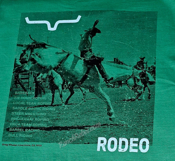 Kimes Ranch Not Our First Rodeo Crop Tee #6805