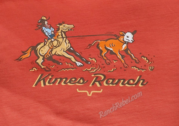 Kimes Ranch Lucky B Breakaway Roper Crop Tee #6806