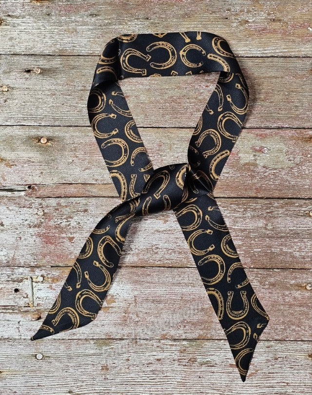 Black & Copper Horseshoe Twilly #6788