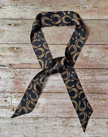 Black & Copper Horseshoe Twilly #6788