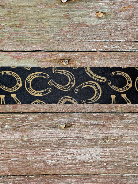 Black & Copper Horseshoe Twilly #6788