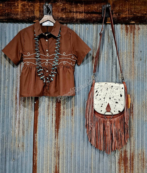 Loopty Lou Chocolate Short Sleeve #6785