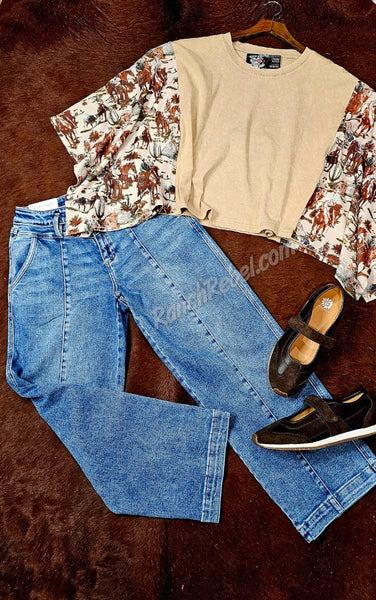 Cowboy Couture Top #6810