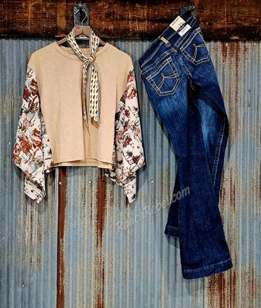 Cowboy Couture Top #6810