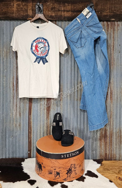 Polled Hereford Tee #6812