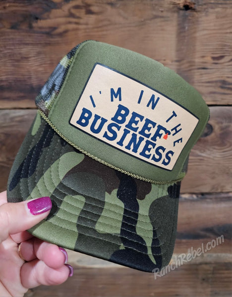 Beef Business Camo Cap #6731