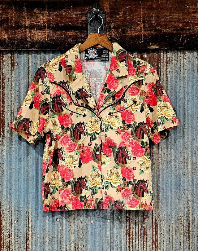 Rodeo Quincy Blooming Bronc Blouse #6828