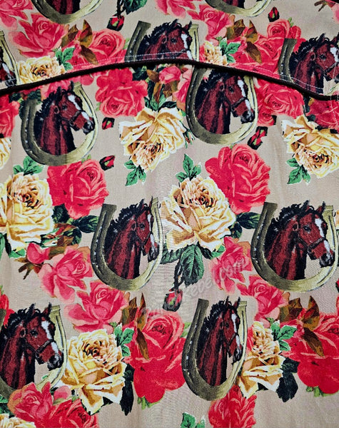 Rodeo Quincy Blooming Bronc Blouse #6828