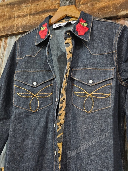 Rodeo Quincy Ranchers Sweetheart Pearl Snap Shirt #6833