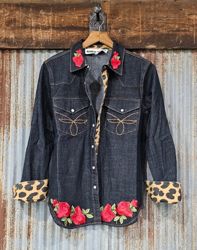 Rodeo Quincy Ranchers Sweetheart Pearl Snap Shirt #6833