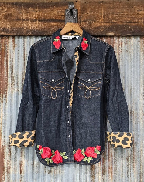Rodeo Quincy Ranchers Sweetheart Pearl Snap Shirt #6833