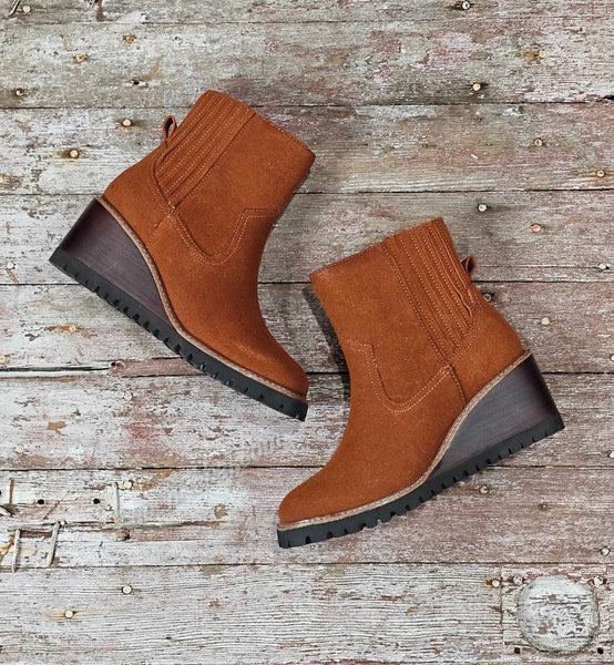 Immix Chestnut Wedge Bootie #6834