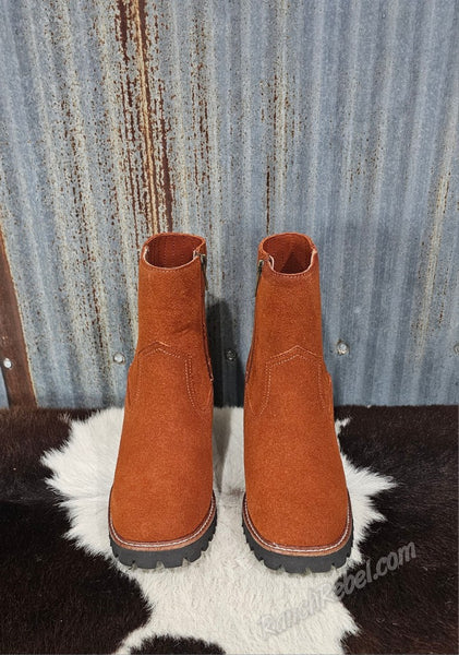 Immix Chestnut Wedge Bootie #6834