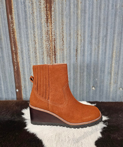 Immix Chestnut Wedge Bootie #6834