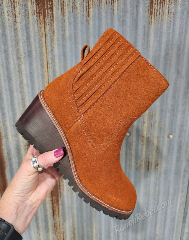Immix Chestnut Wedge Bootie #6834