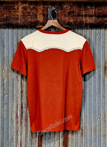 Rust Western Yoke Tee #6836