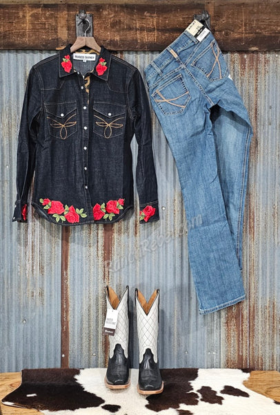 Rodeo Quincy Ranchers Sweetheart Pearl Snap Shirt #6833