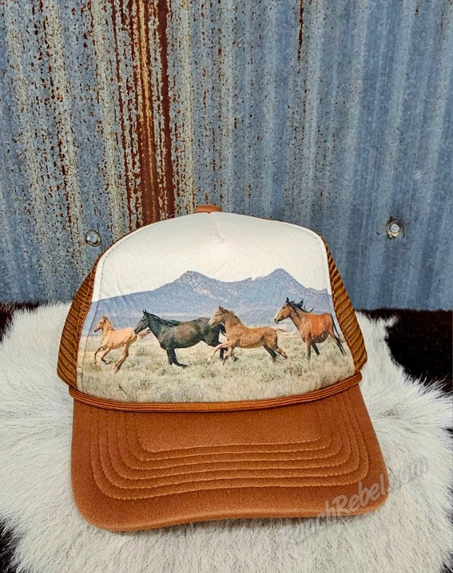 Wild Horses Cap #6838
