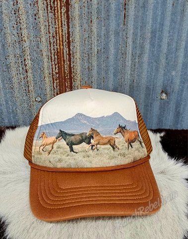 Wild Horses Cap #6838