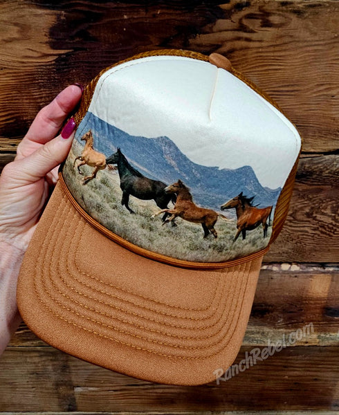 Wild Horses Cap #6838