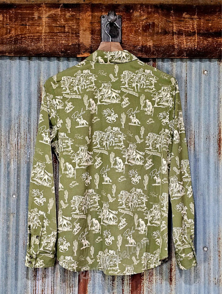 Ariat Homestyle Shirt in Moss Green #6847