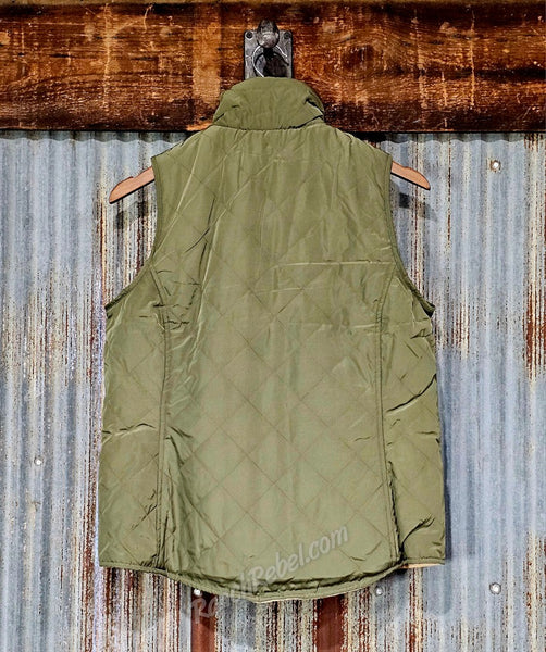 Ariat Dilon Reversible Vest in Ivy Green & Wild Horse Print #6890