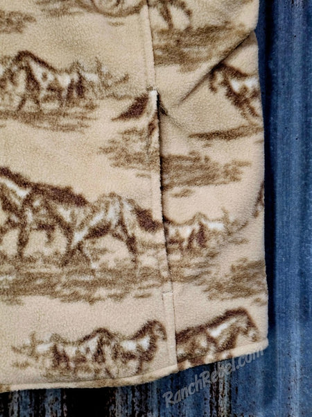 Ariat Dilon Reversible Vest in Ivy Green & Wild Horse Print #6890