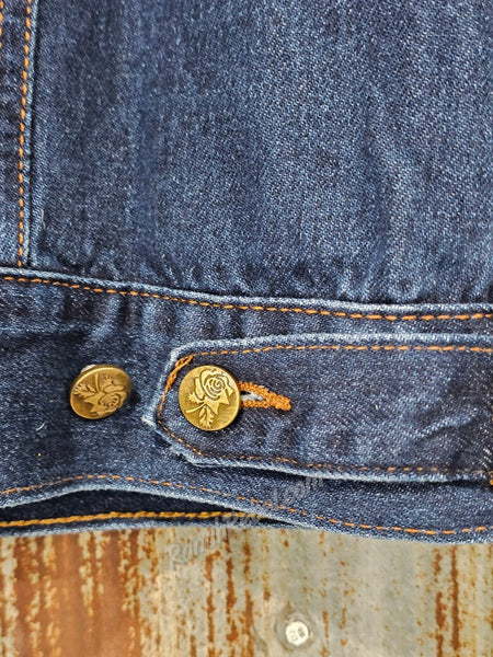 Rodeo Quincy God Bless The Horse Denim Jacket #6855