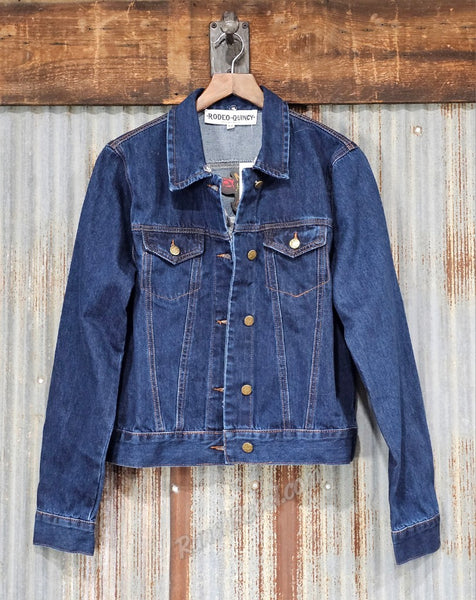 Rodeo Quincy God Bless The Horse Denim Jacket #6855