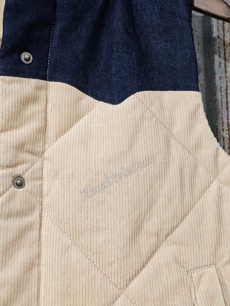 Ariat Dalton Vest in Irish Cream Corduroy #6857