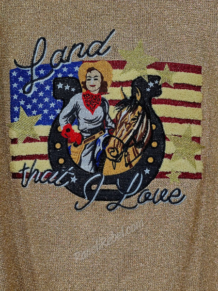 Rodeo Quincy American Rodeo Sweater #6867
