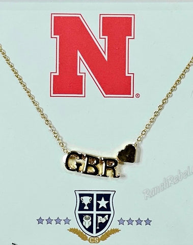 GBR Heart Necklace #6866