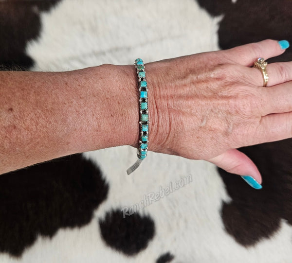 Turquoise Bangle Bracelet #6876