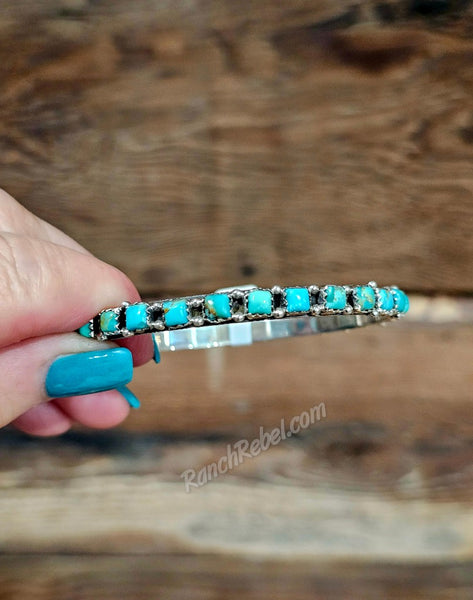 Turquoise Bangle Bracelet #6876