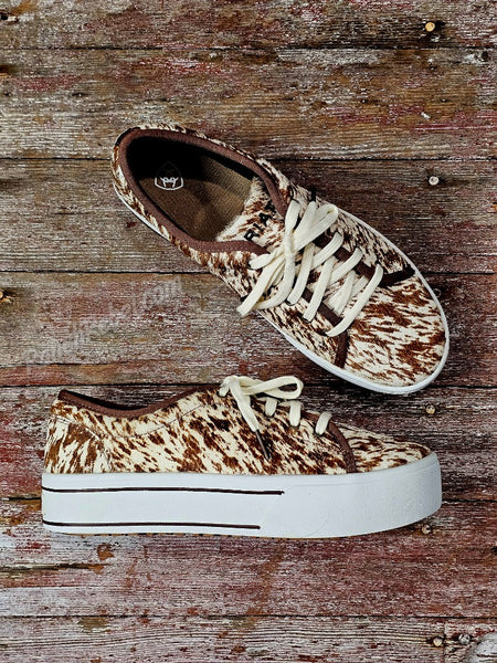 Ariat Skylar Speckled Cow Hair on Hide #6861