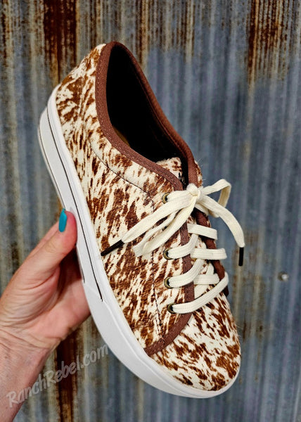 Ariat Skylar Speckled Cow Hair on Hide #6861