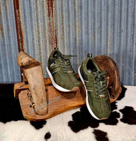 Ariat Waterproof Ranch Runner in Olive #6872