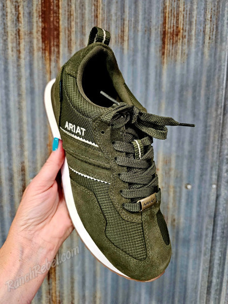 Ariat Waterproof Ranch Runner in Olive #6872