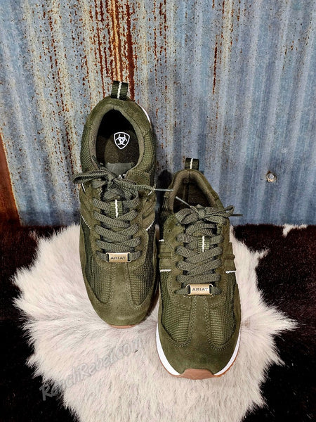 Ariat Waterproof Ranch Runner in Olive #6872