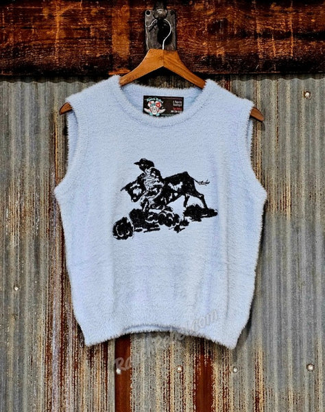 Fuzzy Bulldogger Vest #6871