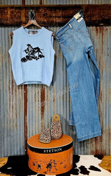 Fuzzy Bulldogger Vest #6871